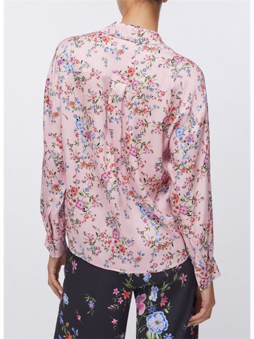 Camicia in raso a fiori Liu Jo | CA6207TS562.P9630